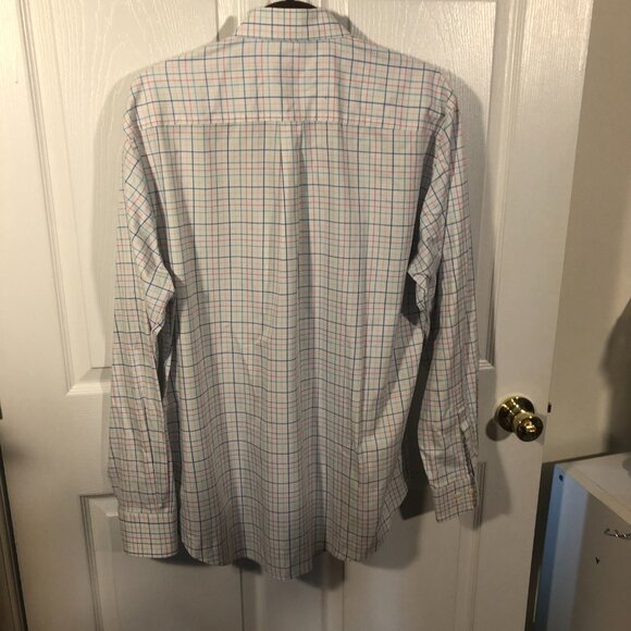 Peter Millar men striped color casual long sleeve shirt, L - Picture 9 of 11